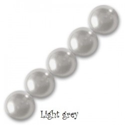 Les bracelets nacrés Light Grey cristal Pearl
