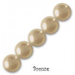 Les bracelets nacrés, perles bronze