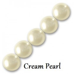 Les bracelets nacrés, perles crème