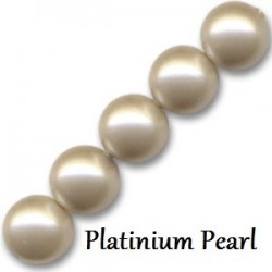 Les bracelets nacrés, perles platinium