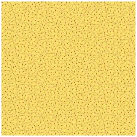 tissu patchwork fleuri jaune collection Trinkets