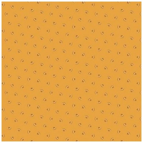 tissu patchwork orangé jaune