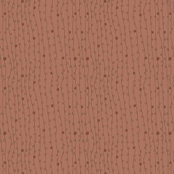 tissu patchwork guirlandes de noël,  Anni Downs fond rouge