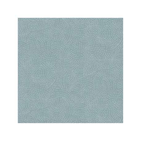 tissu patchwork impression de poissons koi