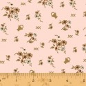 tissu patchwork fleuri saumon Collection french armoire de l'Atelier Perdu