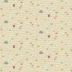 tissu patchwork sur le thème du thé Collection "Tealicious" Anni Downs