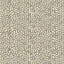 tissu patchwork fleuri gris et vanille Collection "Tealicious" Anni Downs fleuri gris