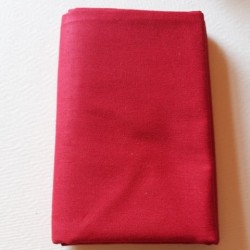 tissu 100 % coton coloris rouge cardinal