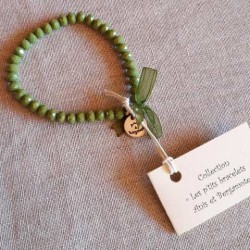 Les P'tits Bracelets coloris vert opaque
