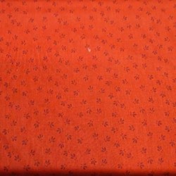 tissu patchwork rouge collection "Trinkets 2020" "red dotty vine"