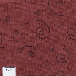 tissu patchwork rouge