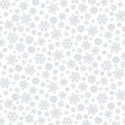 tissu patchwork blanc avec des cristaux de givre Henry glass
