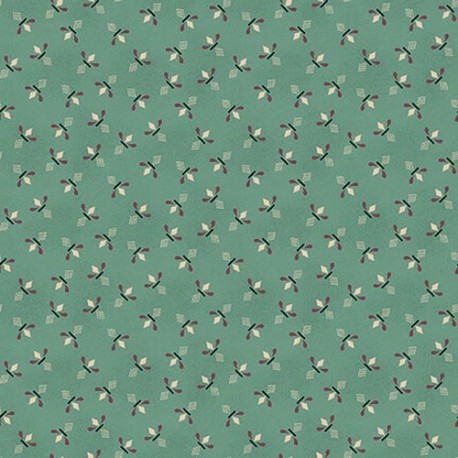 tissu patchwork-gratitude and grace kim diehl turquoise 9404-11
