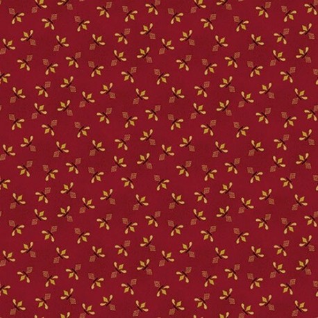 tissu patchwork-gratitude and grace kim diehl red 9404-88