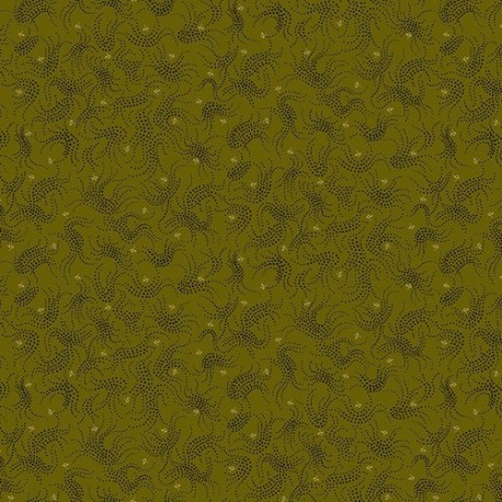 tissu patchwork vert olive gratitude and grace kim diehl green 9412-66