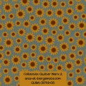 tissu patchwork-collection quilter barn 3079-05 fleurs de tournesol