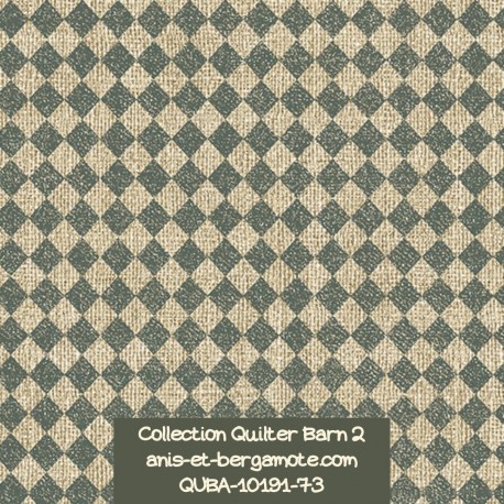 tissu patchwork-collection quilter barn 10191-73 à carreaux