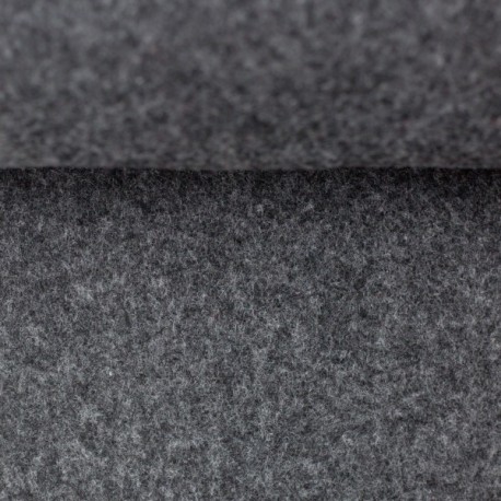 1pc 1mm gris foncé en peluche feutre tissu broche de l'artisanat