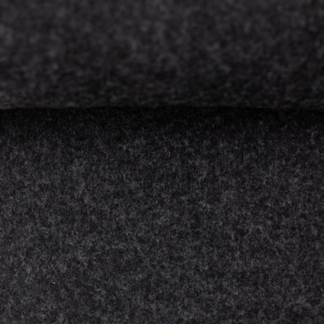 feutre polyester gris anthracite chiné 3mm
