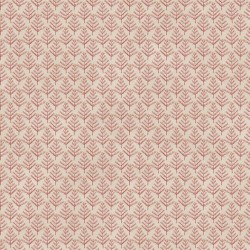 tissu patchwork avec des sapins de noël rouge Janet Rae Nesbitt