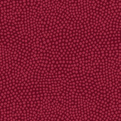 tissu patchwork pois irréguliers rouge benartex