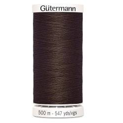 fil couture gutermann 500 m 694 marron clair polyester