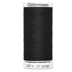 fil couture gutermann 500 m 000 noir polyester