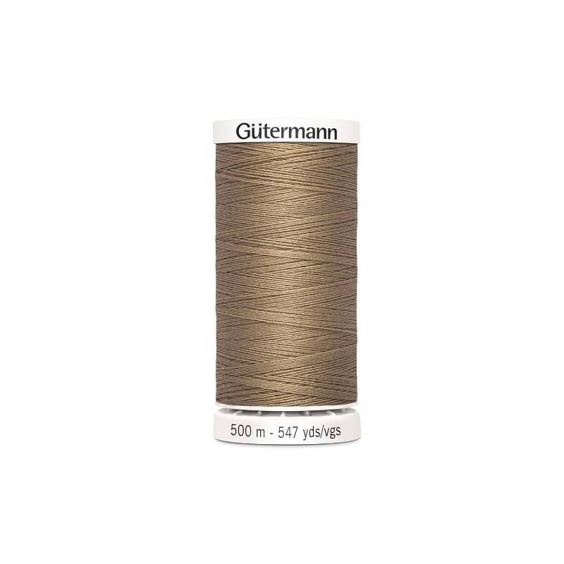 fil couture gutermann 500 m 139 marron glace polyester