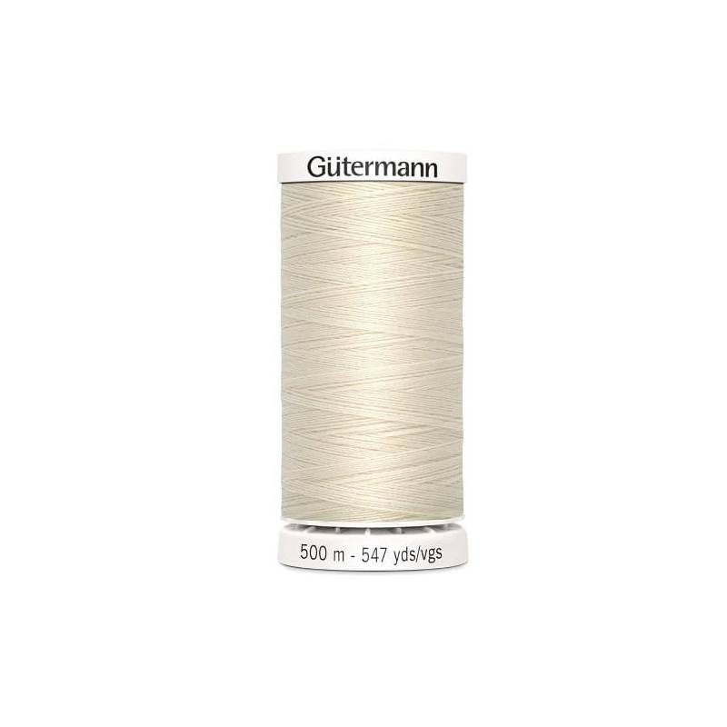 fil couture gutermann 500 m 802 beige clair polyester
