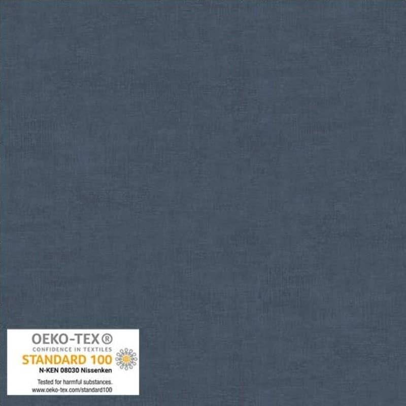tissu patchwork bleu fumé foncé 100 % coton collection mélange de stof fabrics