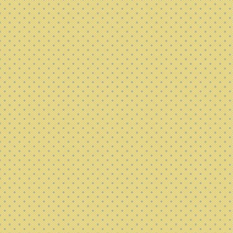 tissu patchwork collection sprinkles Edyta Sitar 454 Y jaune