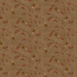 collection froth and bubble Henri glass fabric petits motifs vert olive