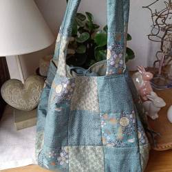 kit pour réaliser un sac à ouvrage anis et bergamote