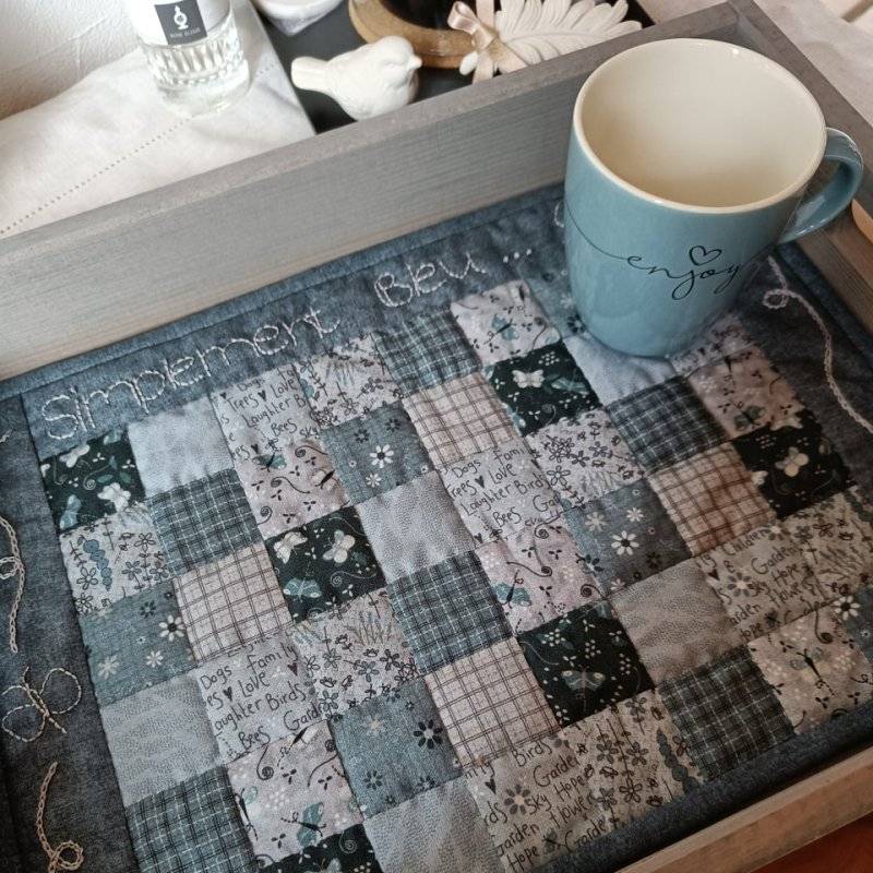 set de table en patchwork  Something Borrowed, Something Blue