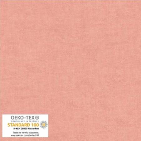 tissu patchwork rose saumon clair 100 % coton collection mélange de stof fabrics
