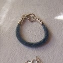 Bracelet "Strass" turquoise foncé