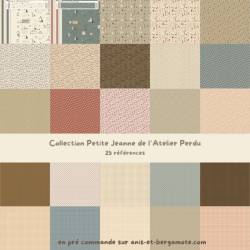collection Petite Jeanne de l'Atelier Perdu en coupons de 50 x 110 cm
