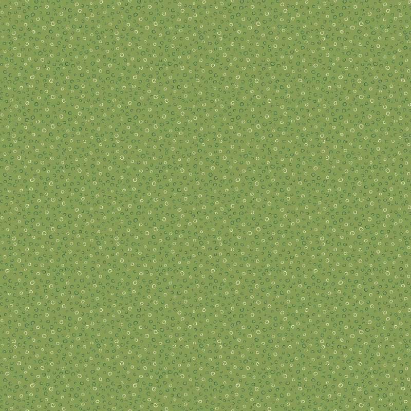 tissu patchwork vert, petits motifs makower