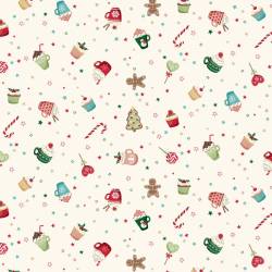 tissu patchwork Noël...