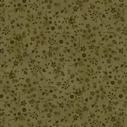 tissu patchwork fleuri vert collection Flossie's Flowers de Janet Rae Nesbitt 3374-66